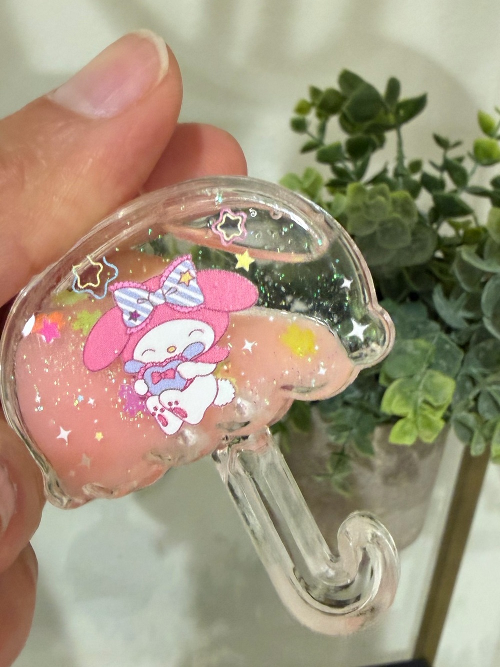 Sanrio My Melody liquid shaker keychain - Picture 6 of 7